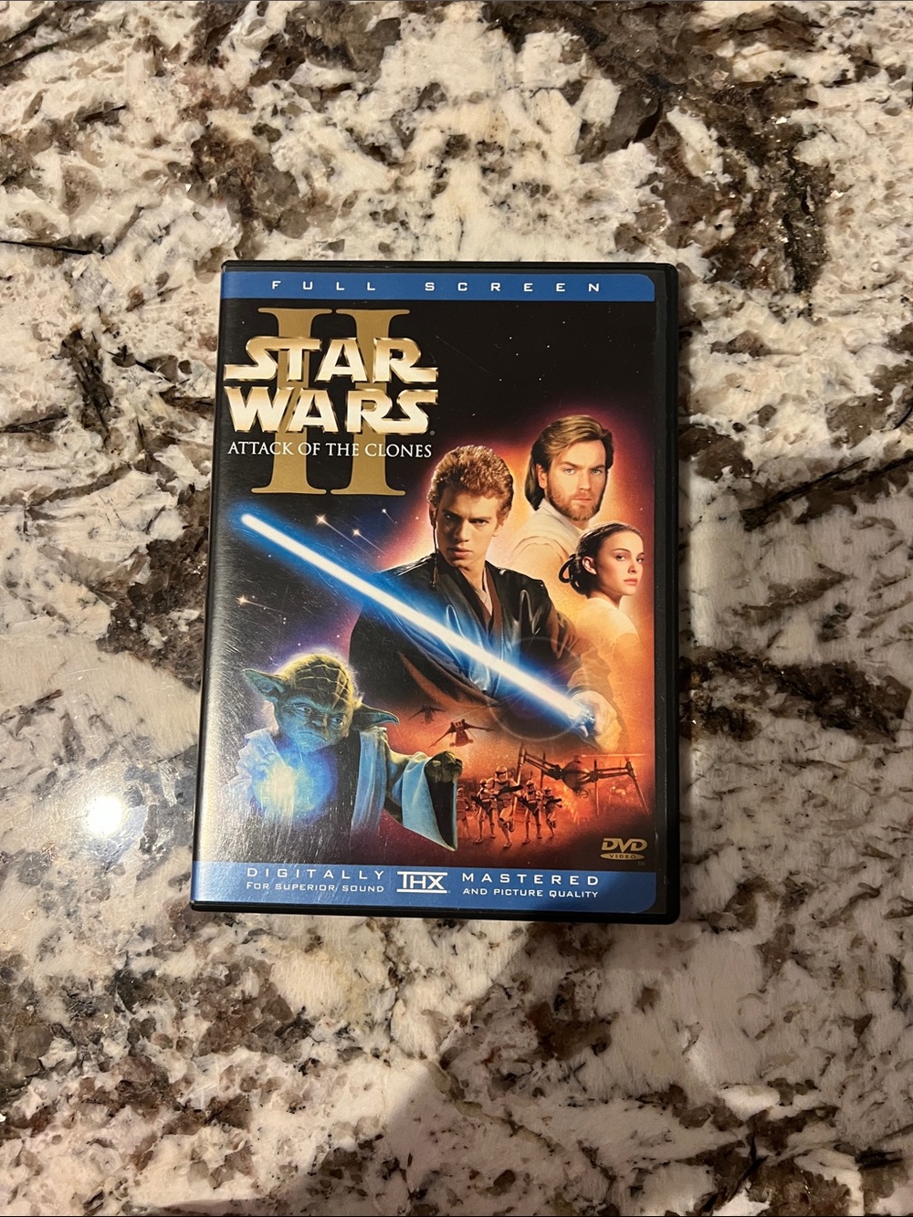 Star Wars Episode II: Attack of the Clones DVD - Black/Blue Cover